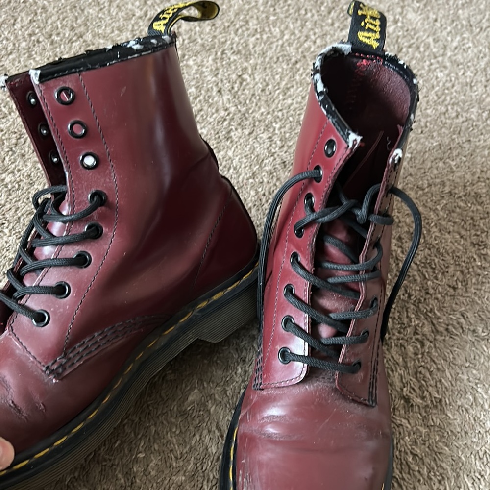 red dr martens - Picture 5 of 7